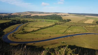 View of the Cuckmere River in Sussex